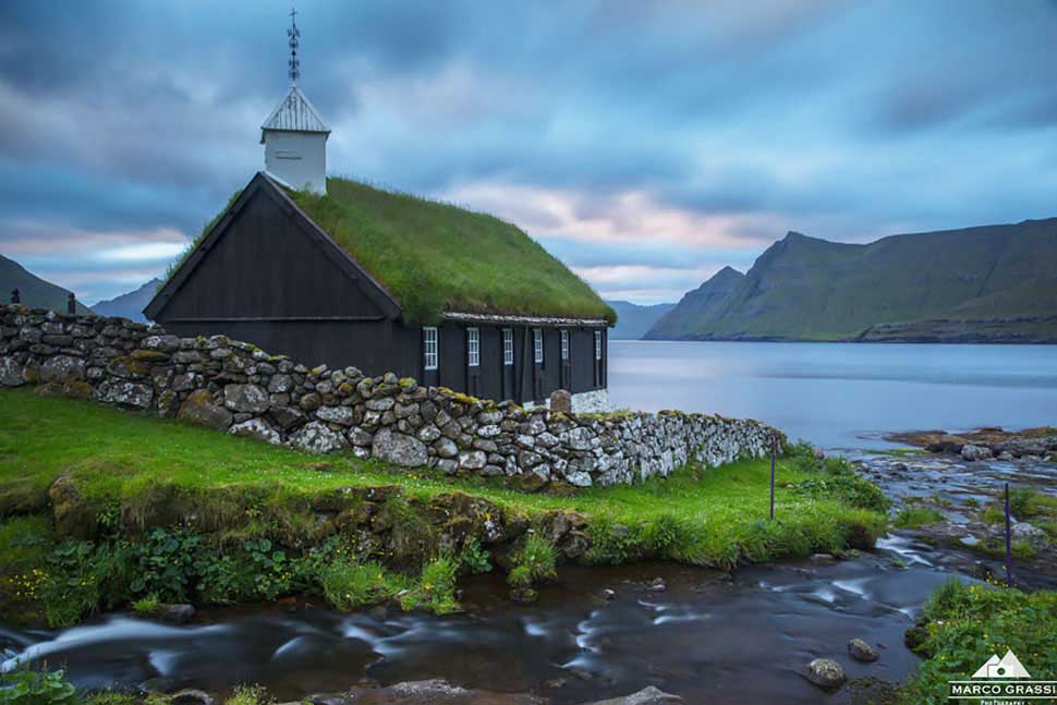 Церковь Фуннингура, Фарерские острова.