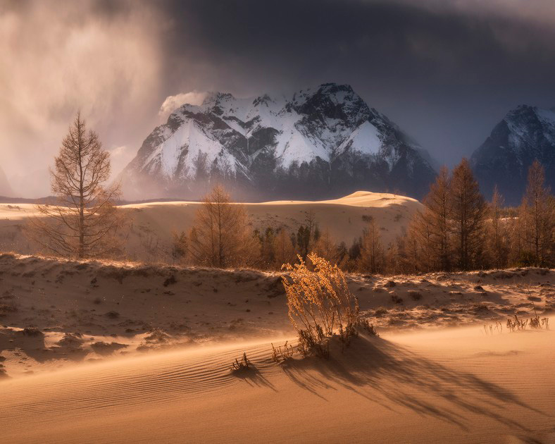 Чарские пески и горы. Фото: Даниил Коржонов