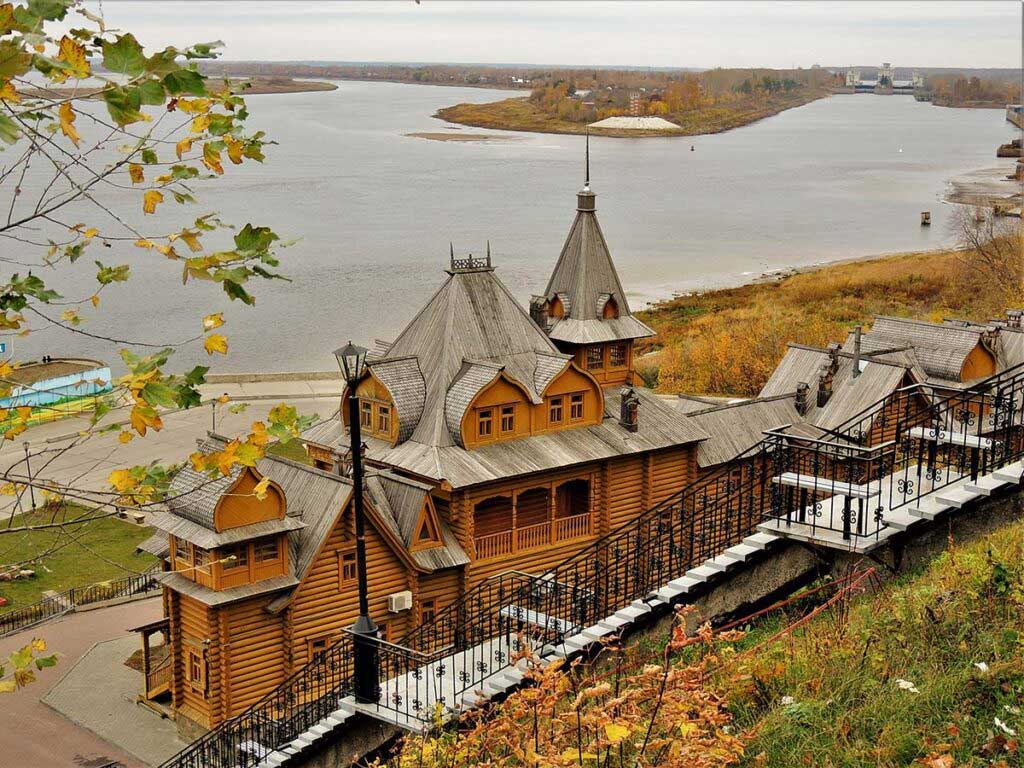 Городец основан в XII веке на берегу реки Волга, Нижний Новогород