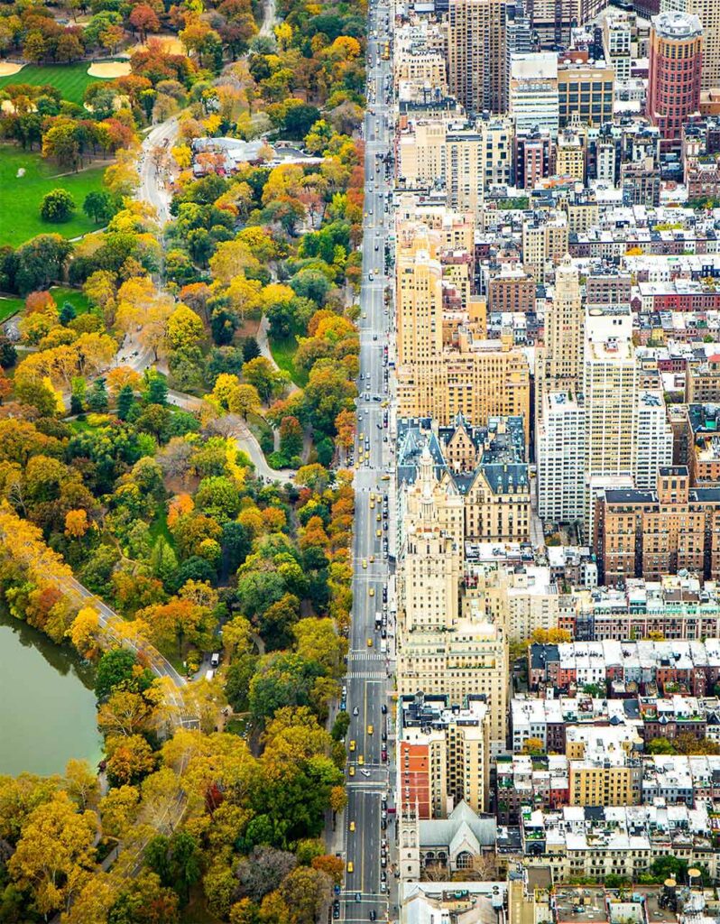 Два мира на одном фото. Нью-Йорк, США