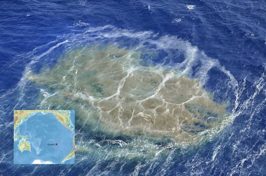 Подводный вулкан Адамс