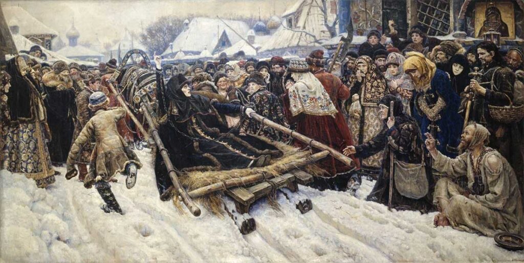 Картина «Боярыня Морозова». Василий Суриков, 1887.