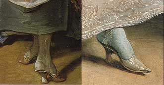 Обувь на каблуке в XVIII веке

