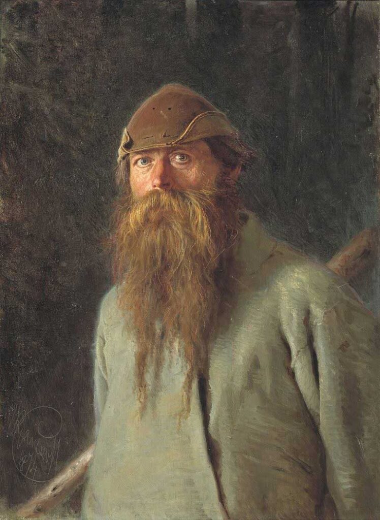 Картина «Полесовщик». Иван Крамской, 1874