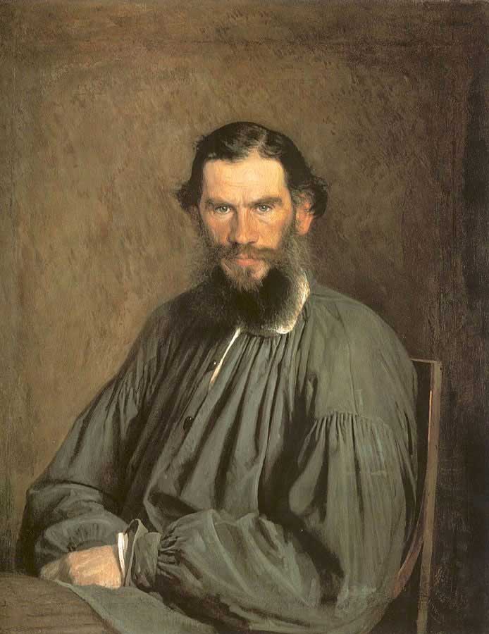 «Портрет Л.Н. Толстого». Художник: Иван Крамской, 1873
