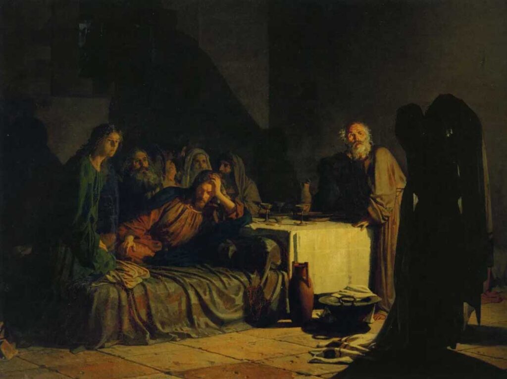 Картина «Тайная вечерня» (1863). Николай Ге