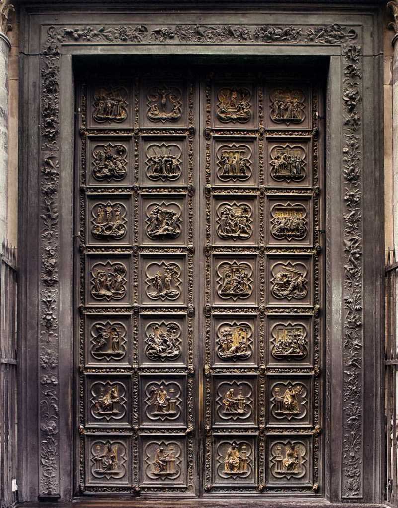 Северные ворота, выполненные Л.Гиберти, 1403-1424 гг.