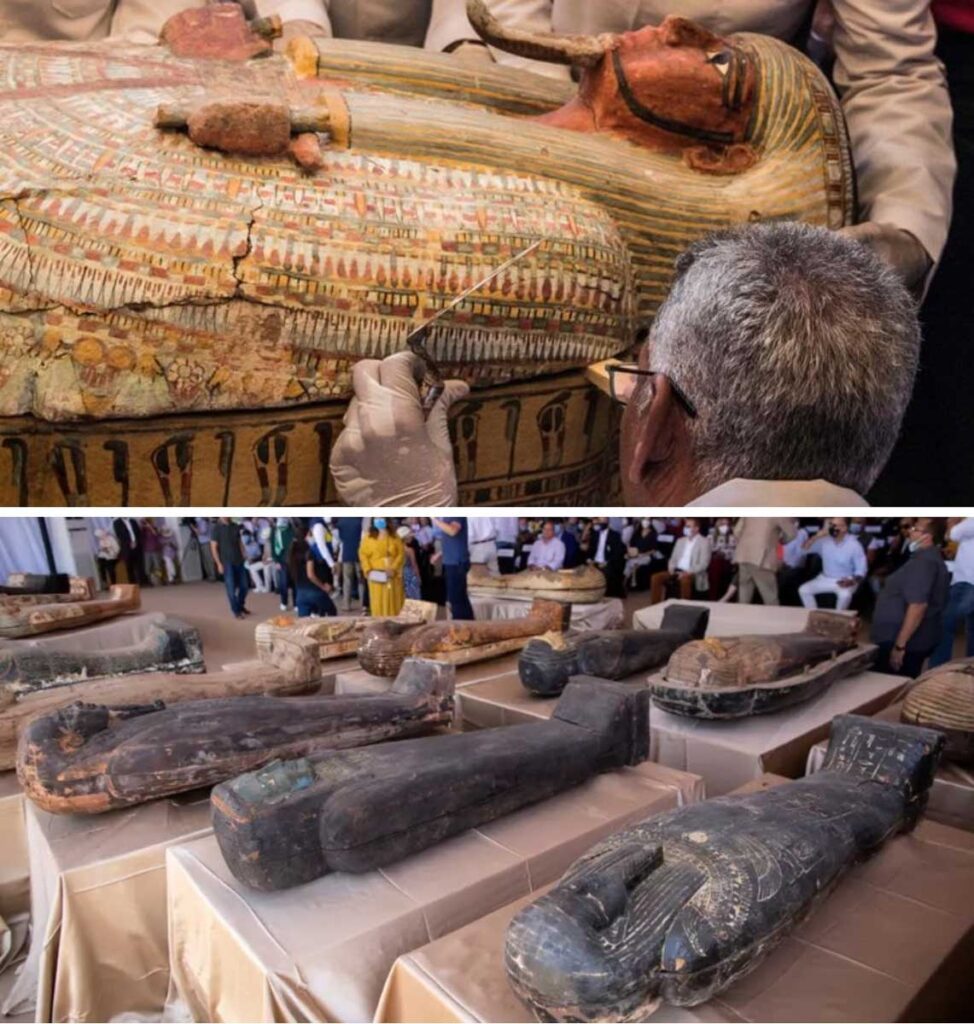 Египетские археологи нашли 59 гробов возрастом более 2500 лет.