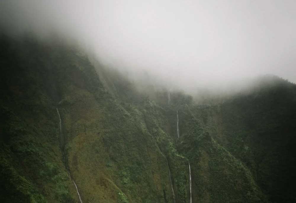 Биг Бог, Гавайи - одно из самых влажных мест на земле
