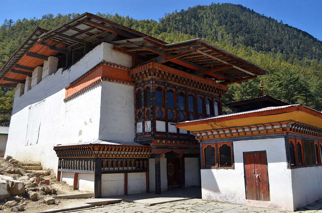 Традиционные дома Бутана