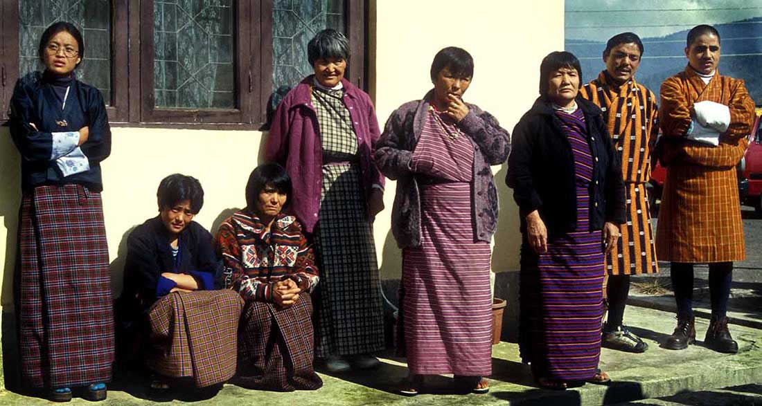 Национальная одежда в Бутане