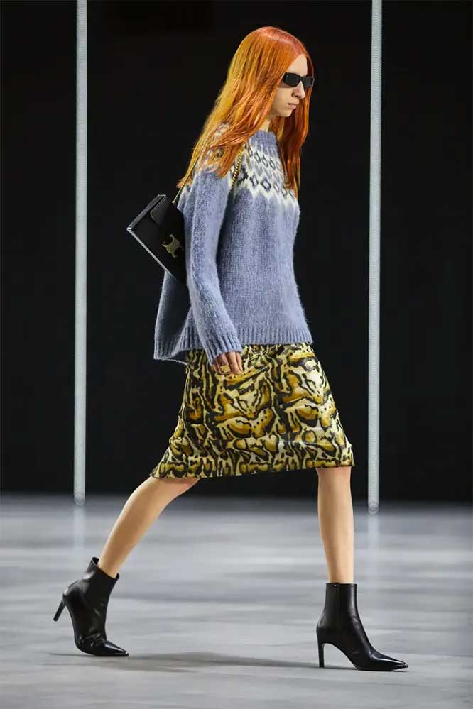 Модная леопардовая юбка тренд осень-зима 2022-2023
