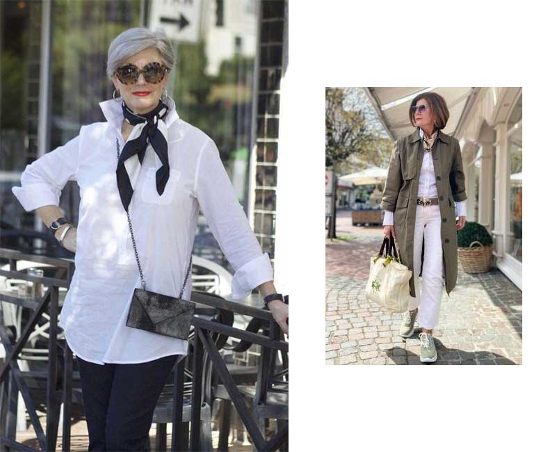 Стильные шелковые платки - модный аксессуар для женщин после 60 лет