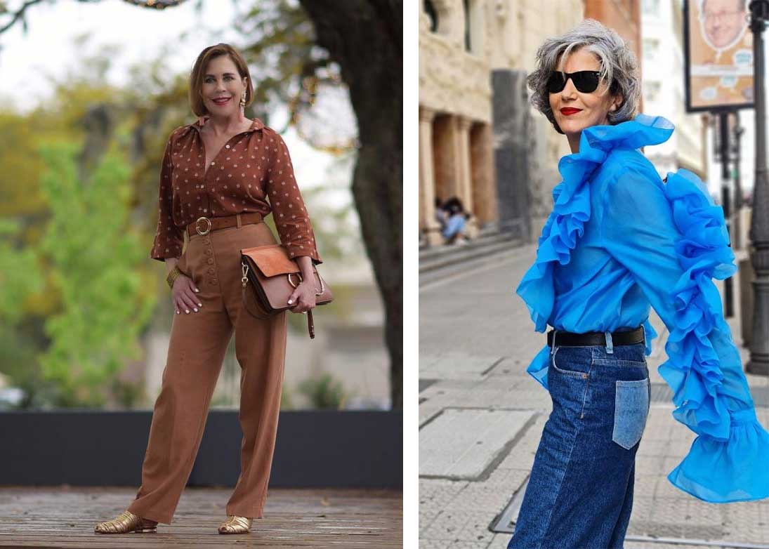 Стильные блузки для женщин 60 лет модные тренды