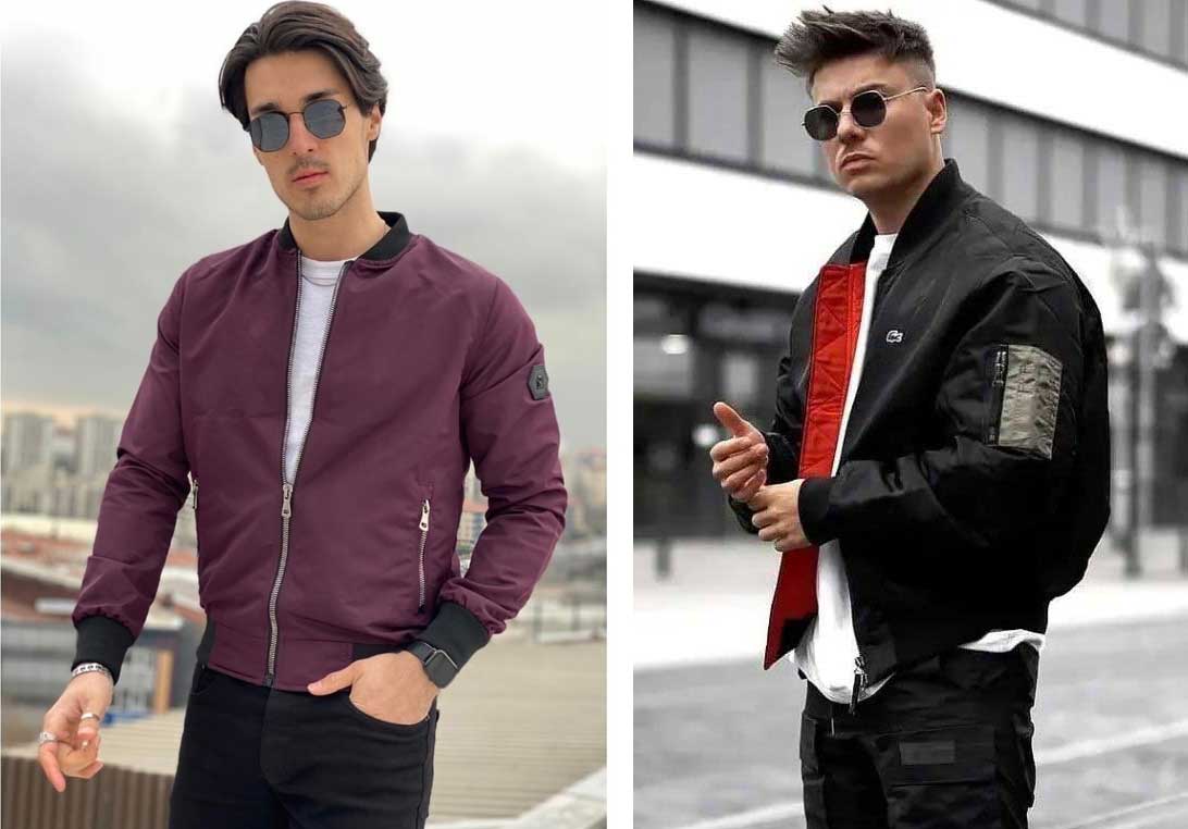 Мужские куртки-бомберы тренд 2023-2024