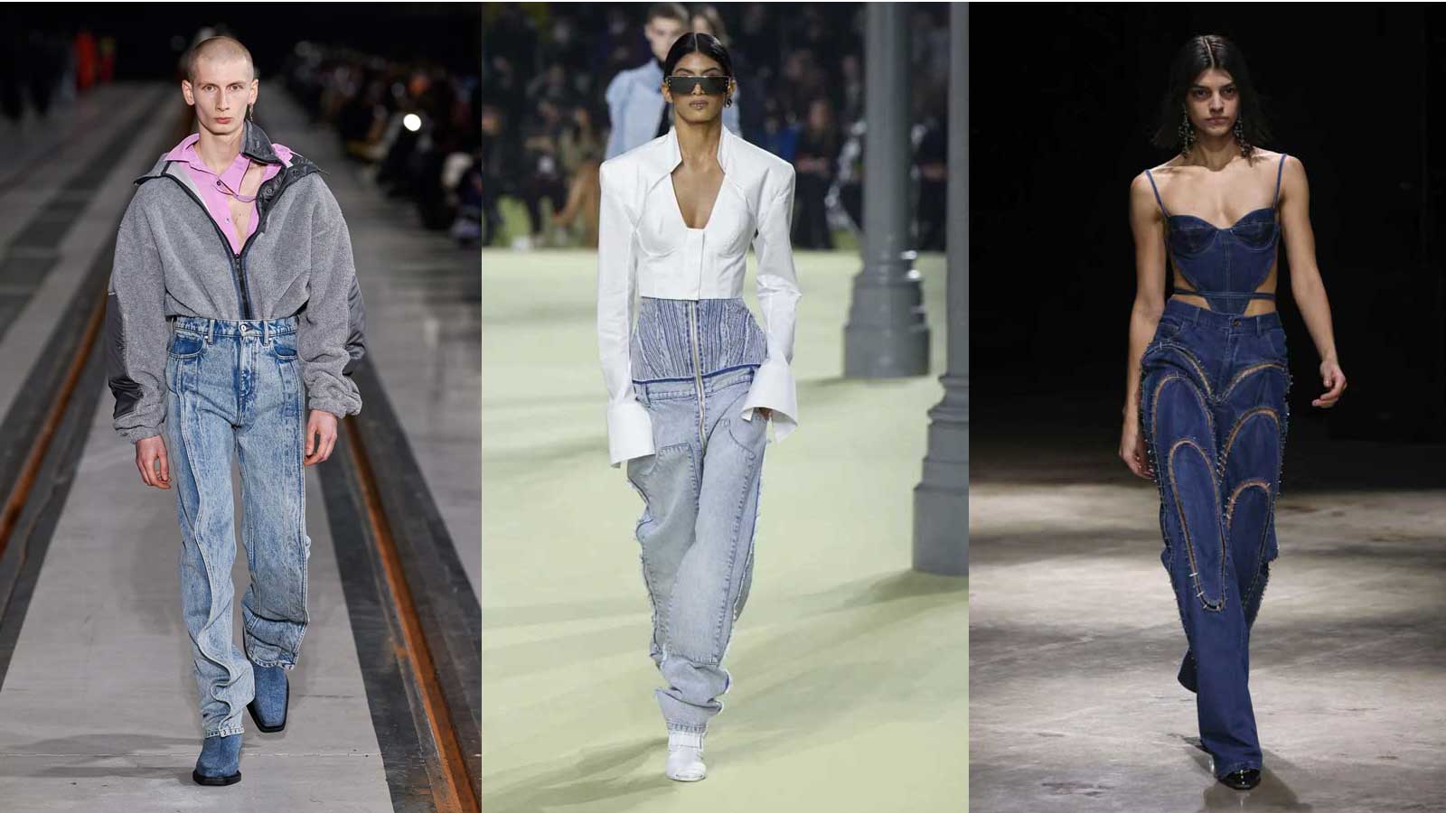Осенью 2022 носите не просто широкие джинсы, а по-настоящему огромные