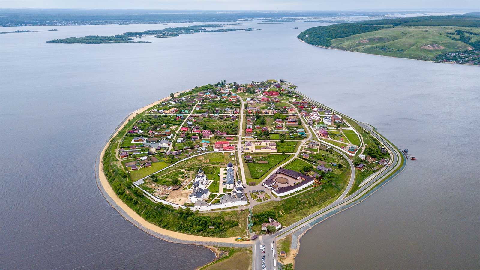 Свияжск — город-остров в Татарстане