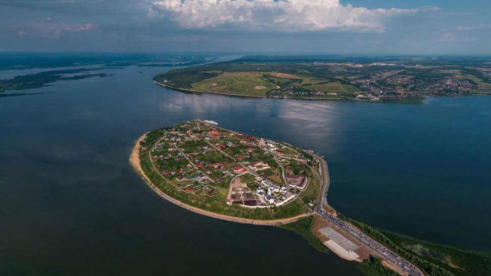 Остров Свияжск - достопримечательность Республики Татарстан