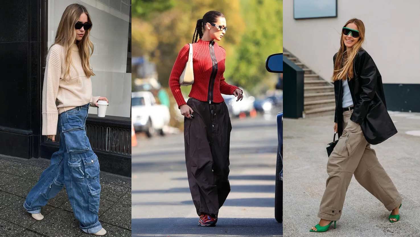 Брюки и джинсы карго все еще в тренде: как носить их осенью