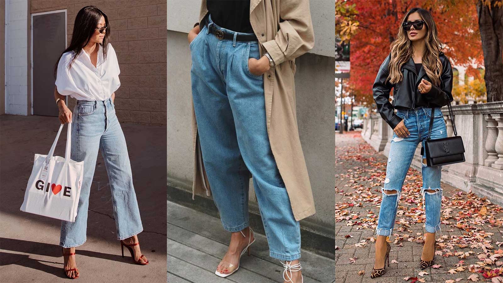 Какие джинсы в моде 2022-2023 году? Обзор стильных брендовых женских джинсов, фото идеи