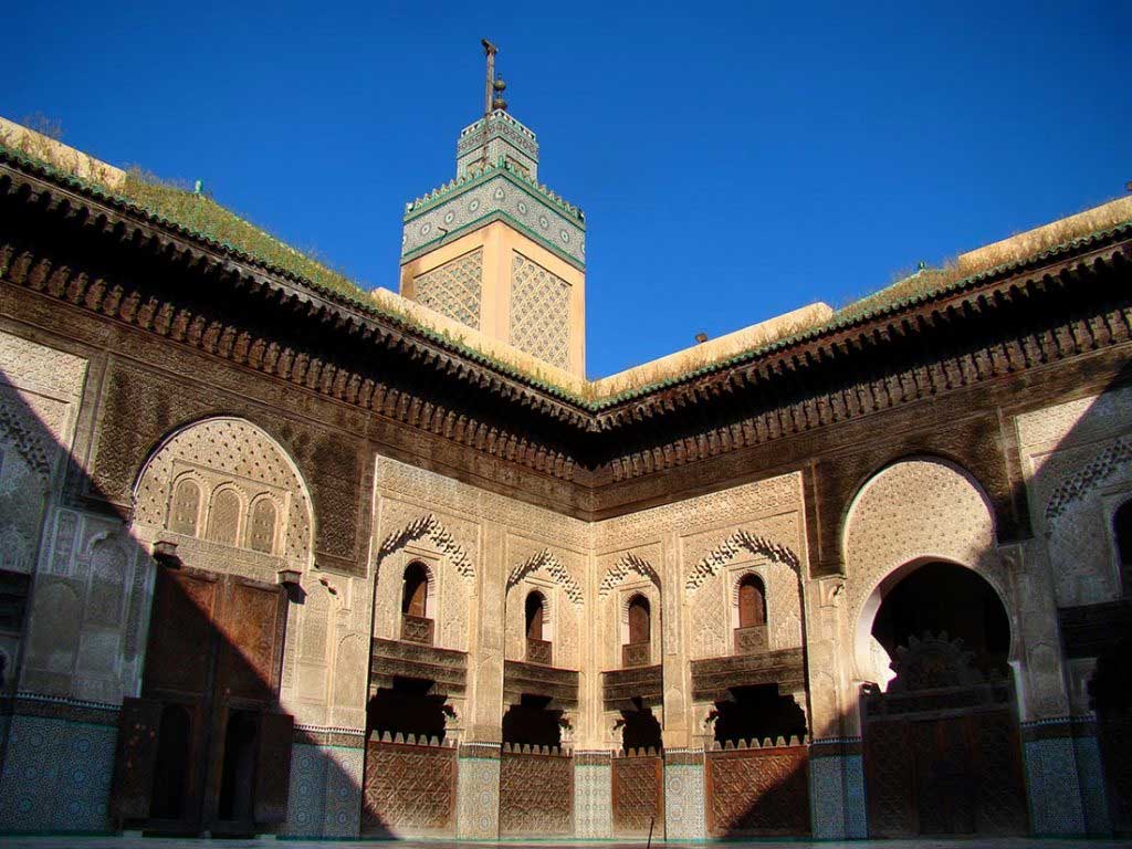 Медресе Бен Юсефа - исламское медресе (колледж) в Марракеше, Марокко