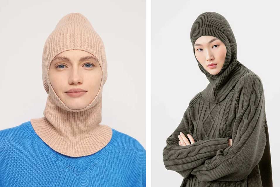 Модный женский капюшон капор на голову новые модели 2022-2023