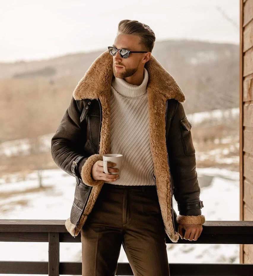 Мужской теплый свитер модные тренды осень-зима 2023