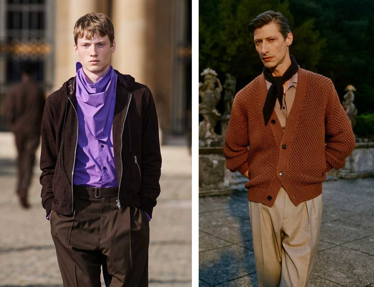 Как носить платки мужчинам - модные тенденции весна-лето 2023