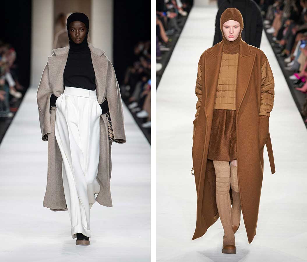 Стильное уютное и теплое женское кашемировое пальто самые модные луки зима 2023