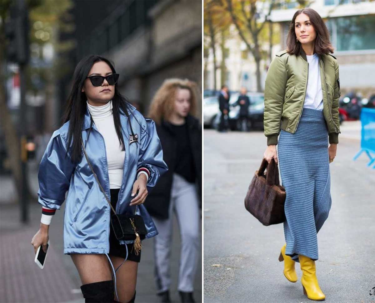 Женские куртки-бомберы модный тренд на весну 2024 года