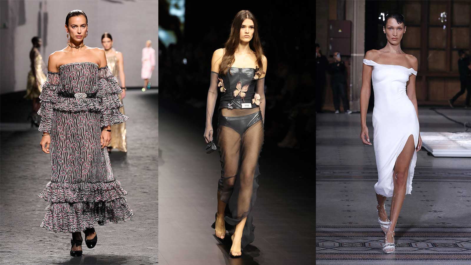Одежда с открытыми плечами - модный тренд 2024. Как сочетать его с привычными вещами?