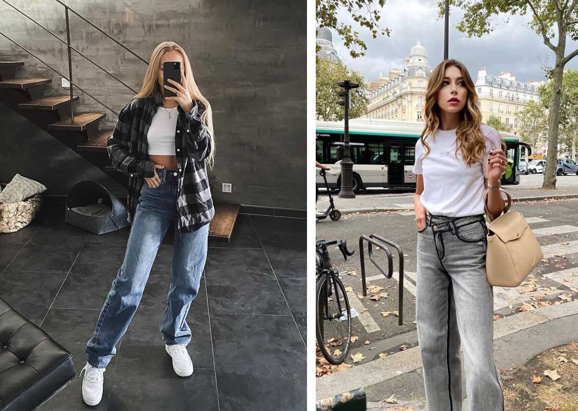 Потертые джинсы для девушек модные тенденции 2023