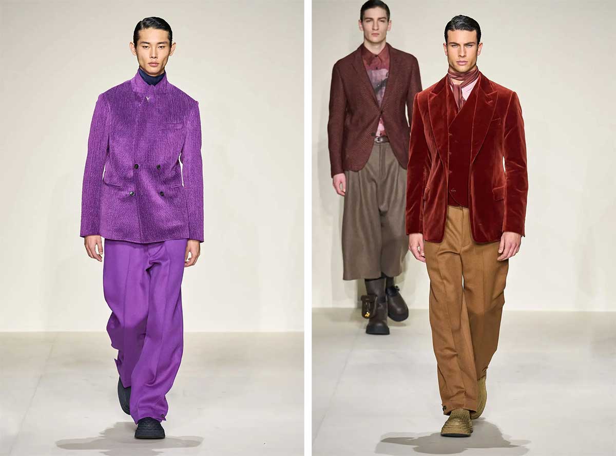 Цветные брюки для мужчин модные тренды 2023 года