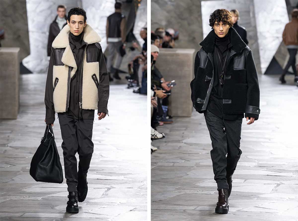 Самые элегантные и роскошные мужские куртки из овчины модный тренд сезона 2023