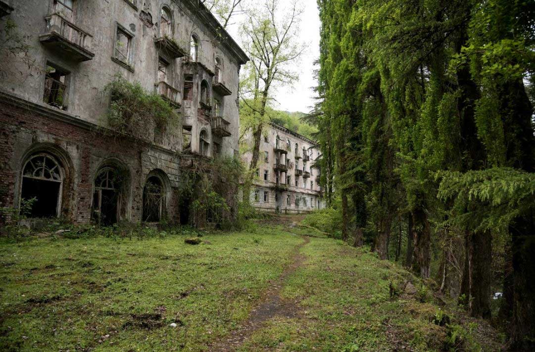 Город-призрак Акармара в Абхазии