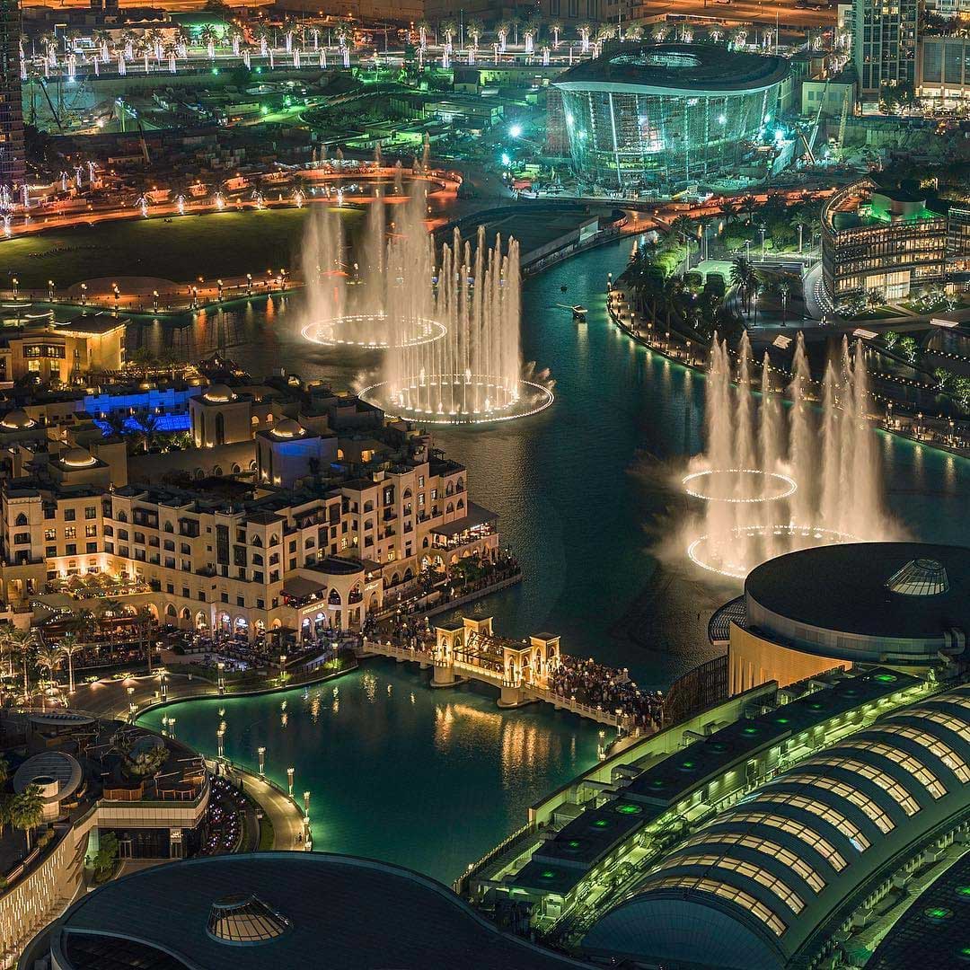 Танцующие фонтаны (Дубай), ОАЭ