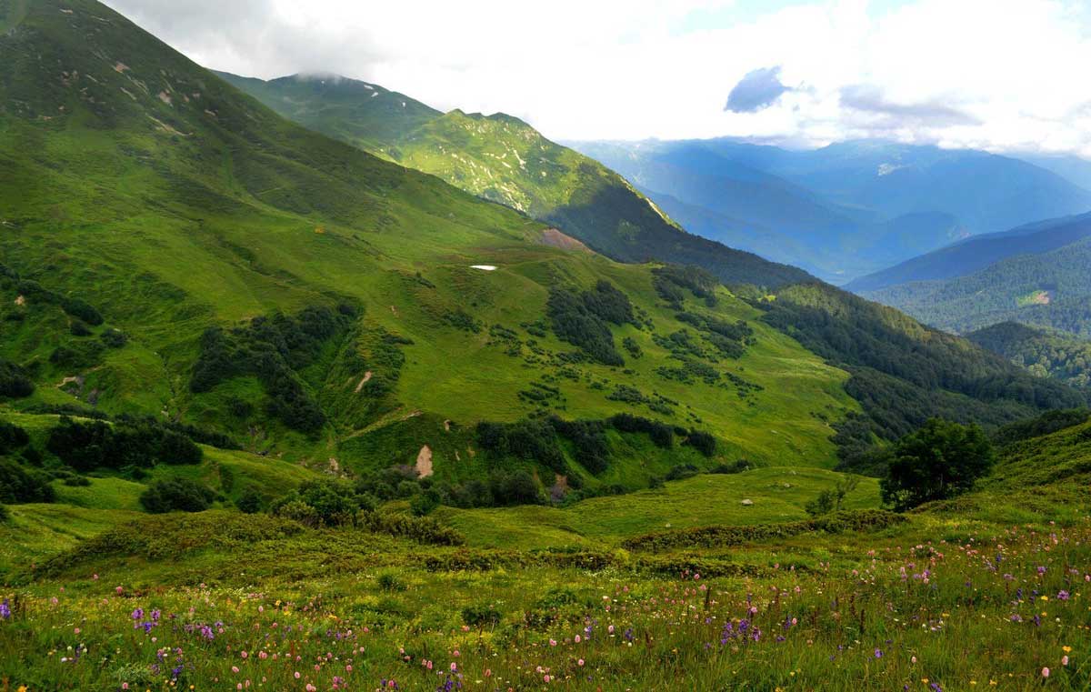 Перевал Анчхо (Пыв) в Абхазии