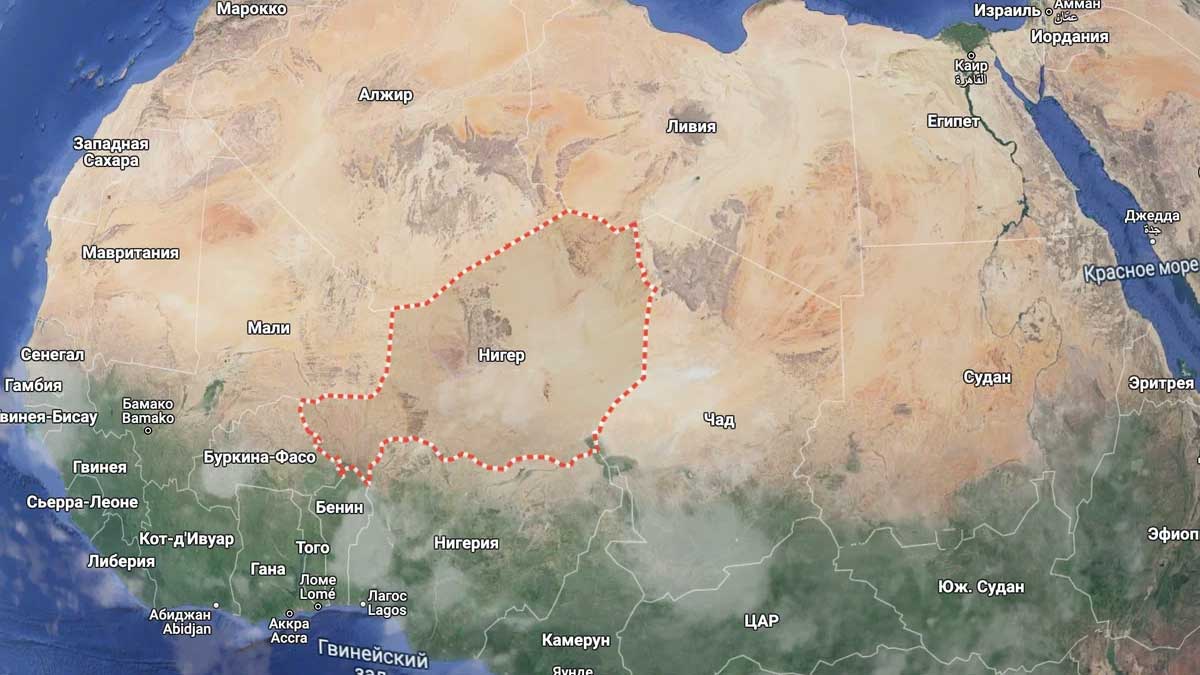 75% территории государства Нигер находится в пустыне Сахара
