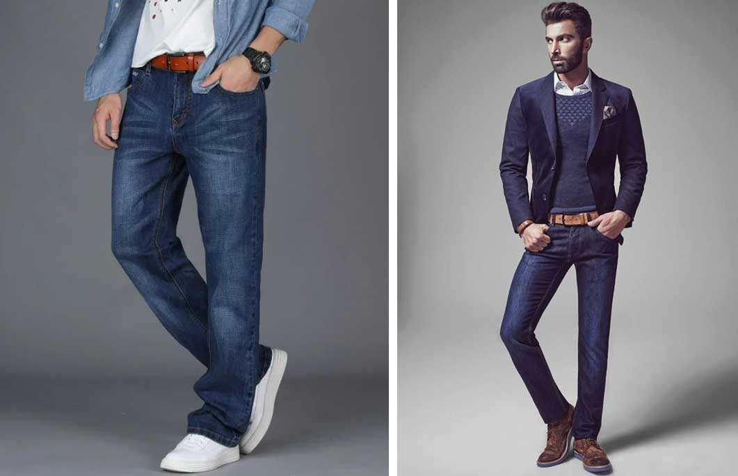 Мужские джинсы для встречи Нового года 2024: модные тренды
